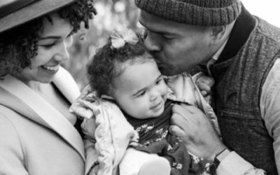 12 black and white photo of family